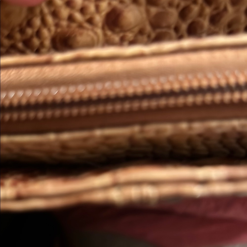 Marc Fisher Brown Crocodile Embossed Tote - Picture 13 of 13